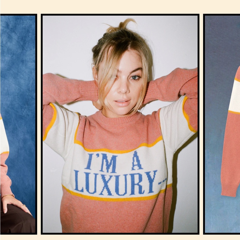 I’m a luxury sweater